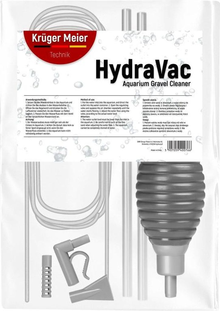 Kruger Meier HydraVac - Schlammsauger und Wasserwechselset Produktbild 