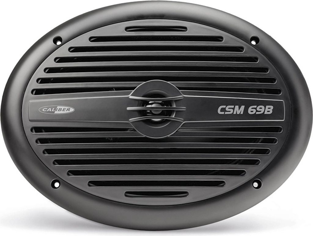 Caliber CSM69B-NEW - Marine-Lautsprecher - 6X9 Spritzwassergeschützt 180 Watt - Schwarz