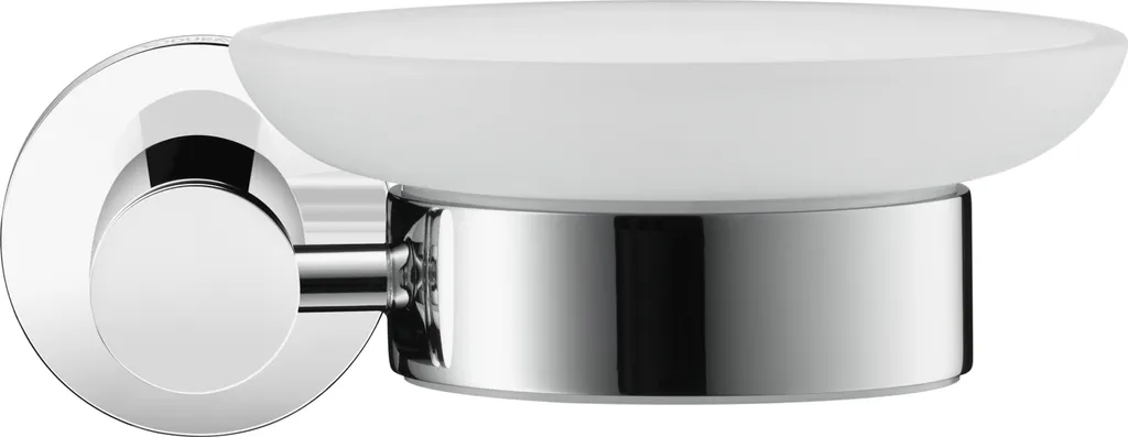 Portasaponetta Duravit D-Code 0099181000 Cromo e Vetro Satinato