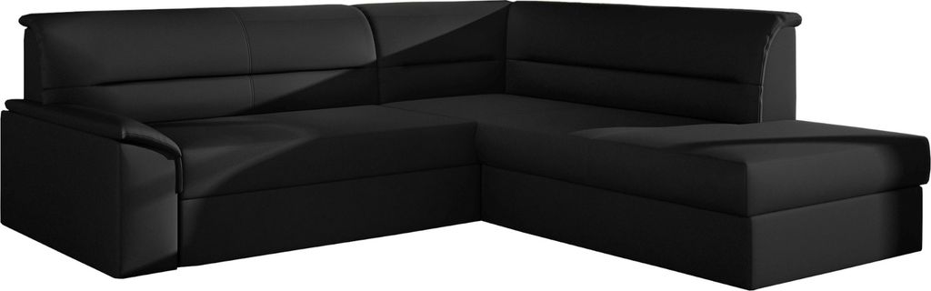 Ecksofa mit Schlaffunktion und Bettkasten, Sofa Eckcouch L-Form Schlafsofa Sofagarnitur Wohnlandschaft mit Bettfunktion Polstergarnitur Couch für...