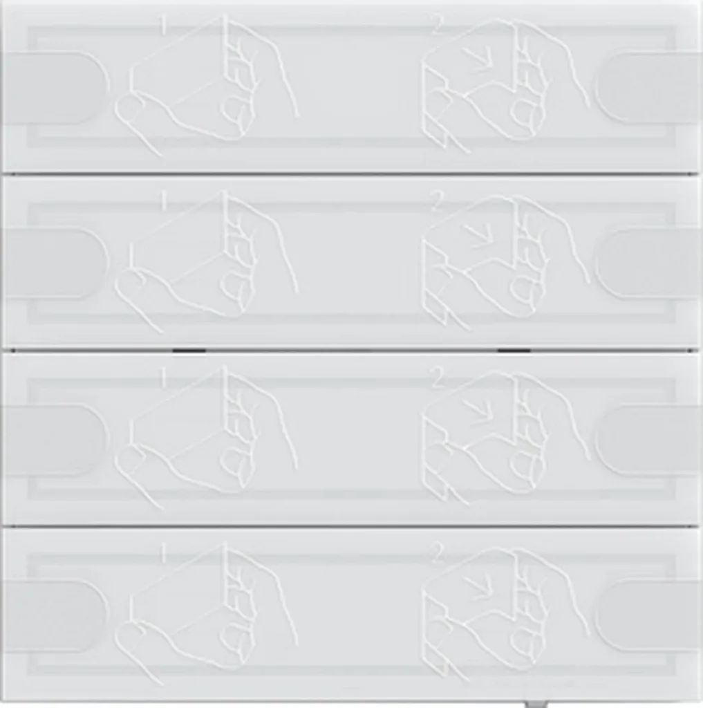 Contrôlez votre Éclairage et Volets avec le Capteur Gira KNX TS4 Blanc 4f