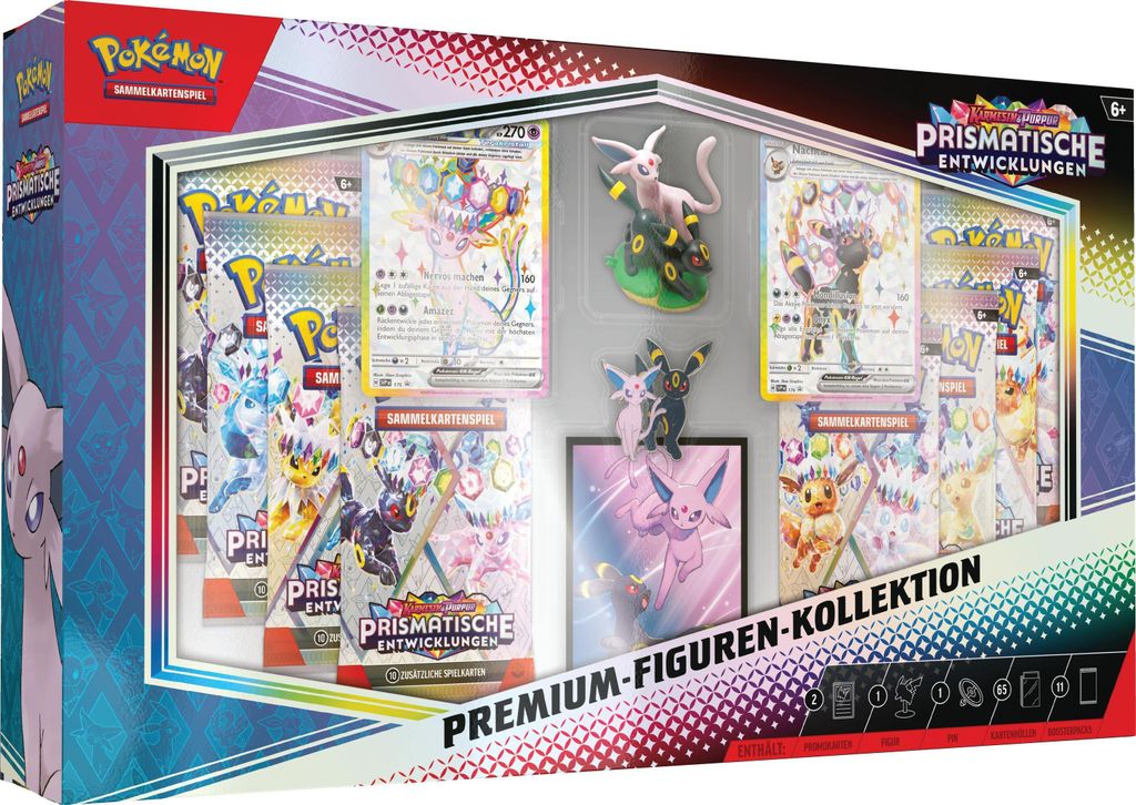 Pokemon Karten TCG Prismatische Entwicklungen Premium-Figuren-Kollektion (deutsch)