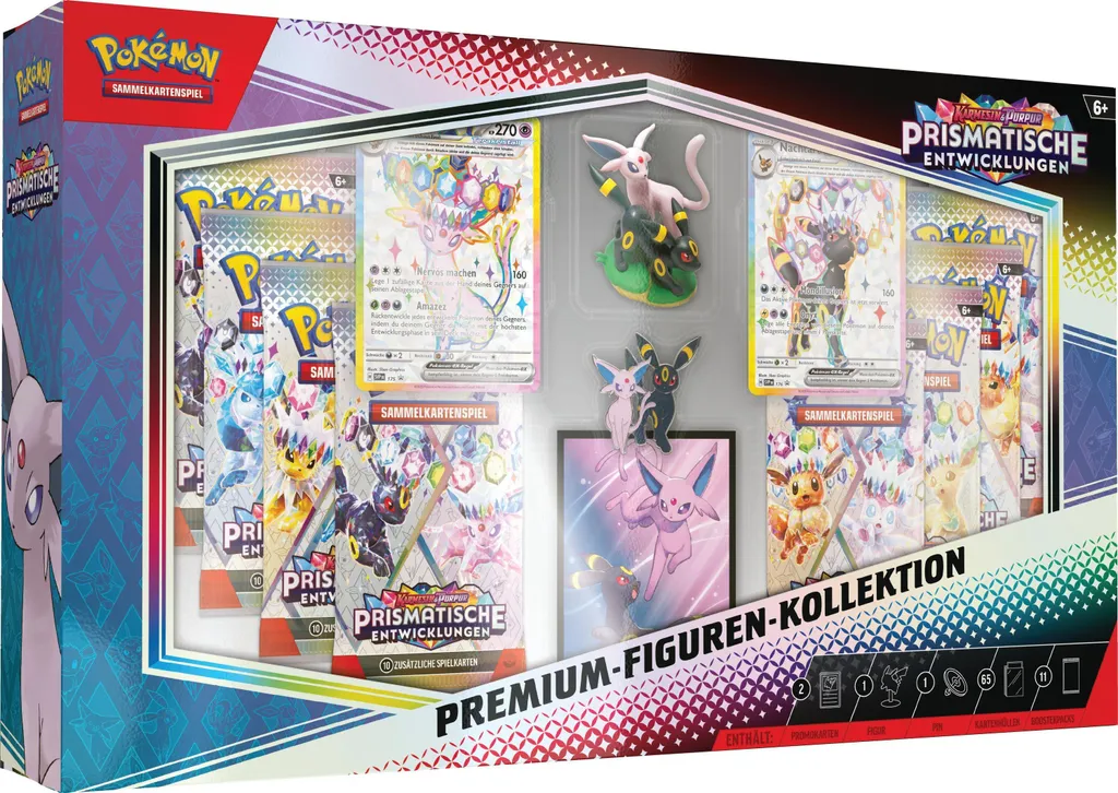 Figurines Pokémon Premium KP08.5 Évolutions Prismatiques pour Collection