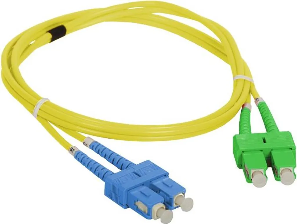 Patch Cord Fibra ALANTEC 3m SC/APC-SC Duplex Monomodale LSOH