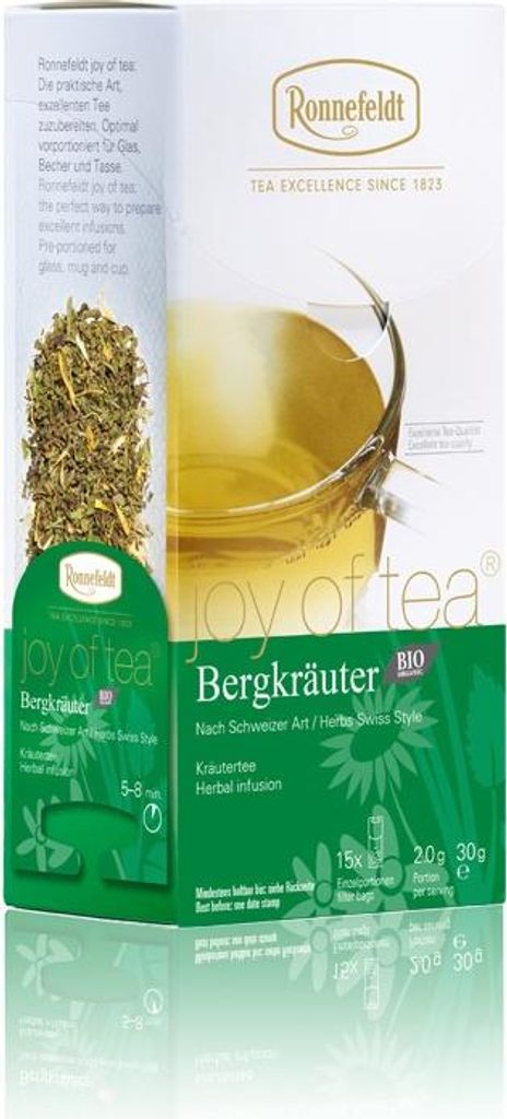Joy of Tea Bergkräuter  (15x2g) 1 Pack Produktbild 