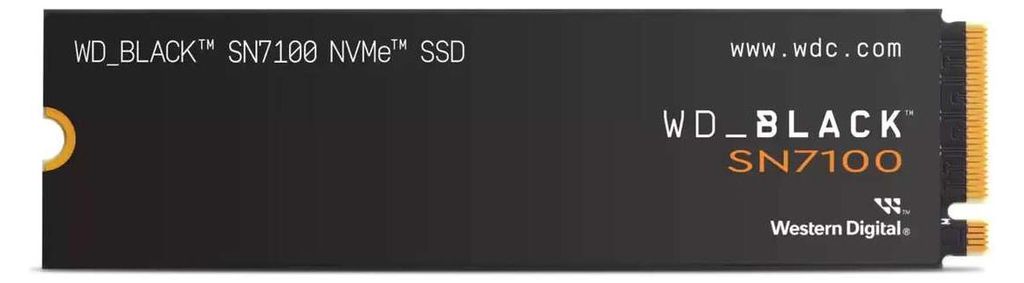 WD SSD 1TB M.2 PCI-E 4.0 SN7100, zwart, 2280, NVMe Productafbeelding 