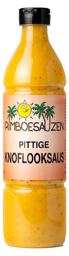 Rimboe Pittige Knoflooksaus 500 ml – Salsa piccante e Immagine del prodotto 