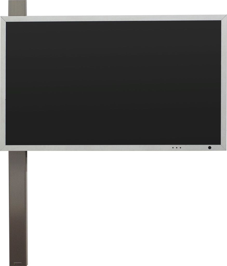 Wissmann Designer TV-Halter solution art 128-1 (Edelstahl) Produktbild 