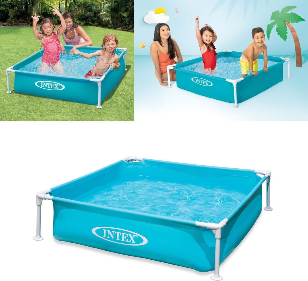 INTEX Schwimmbecken Mini Frame 122 x 122 x 30 cm 57173NP Produktbild 15