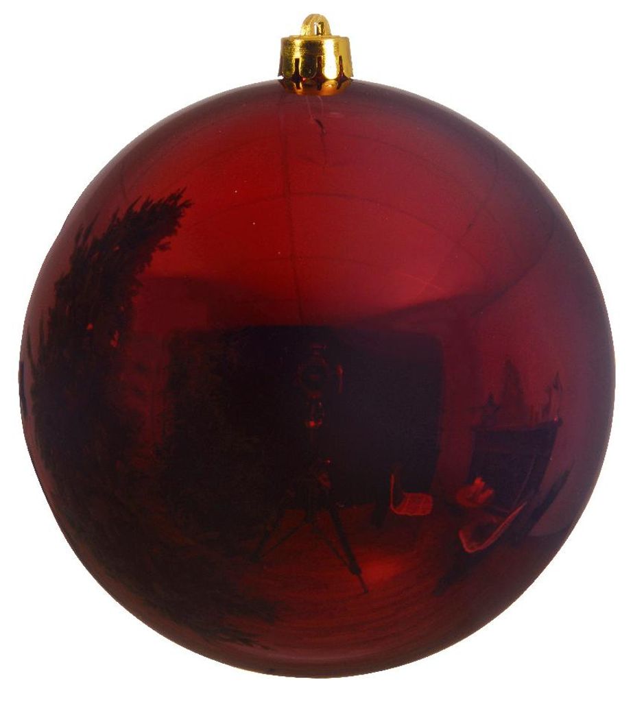 Weihnachtsbaumkugeln bruchfest Ø 40 cm 1 Stück rot Produktbild 