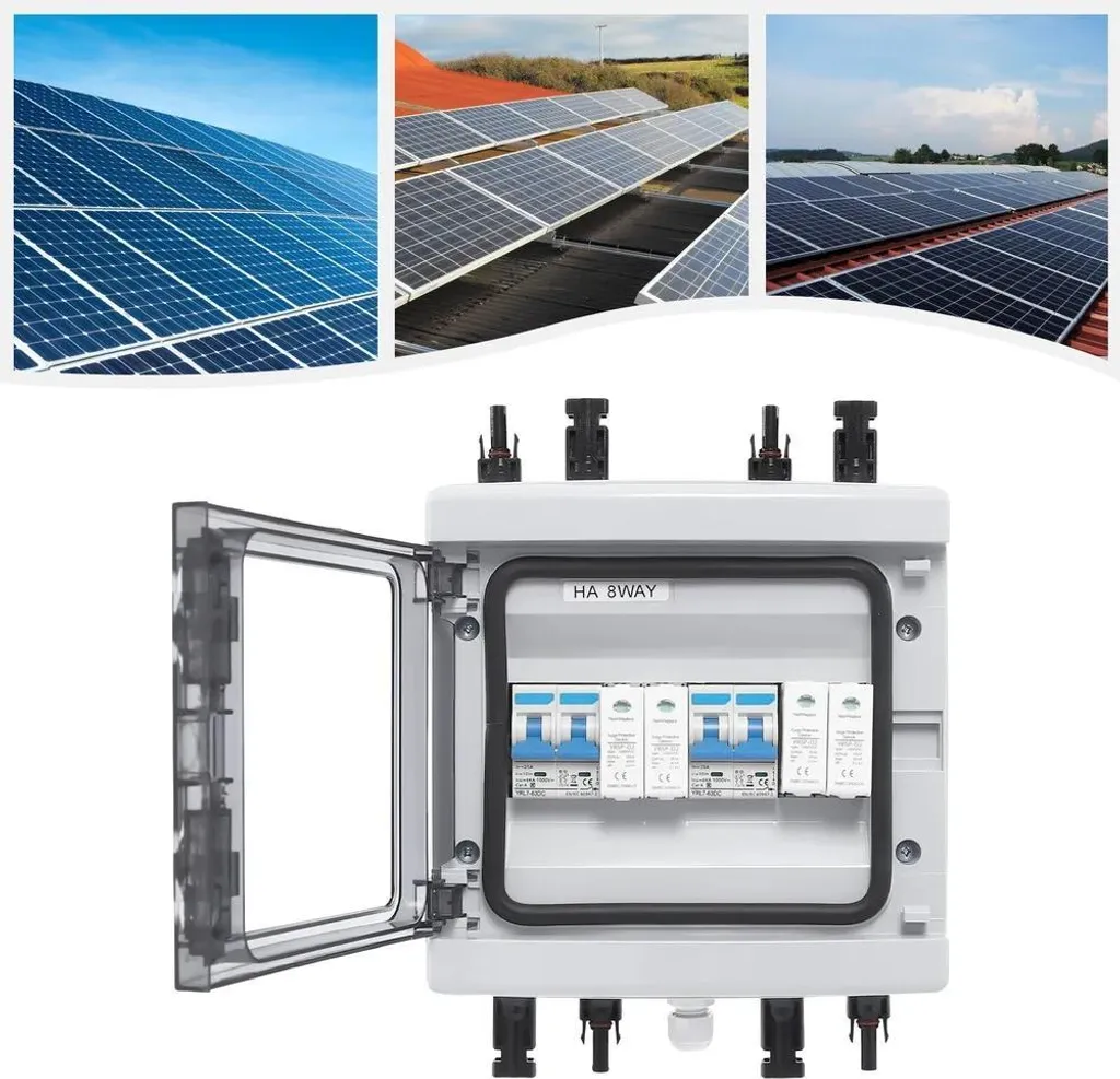 Boîtier de jonction extérieur pour installation solaire 2 chaînes 25A - 3