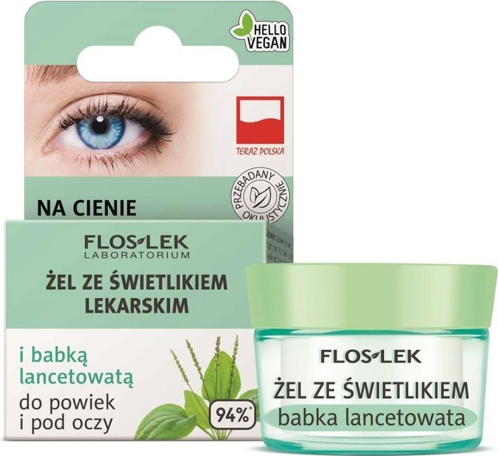 Augentrost- und Spitzwegerich-Gel für Augenlider und Produktbild 