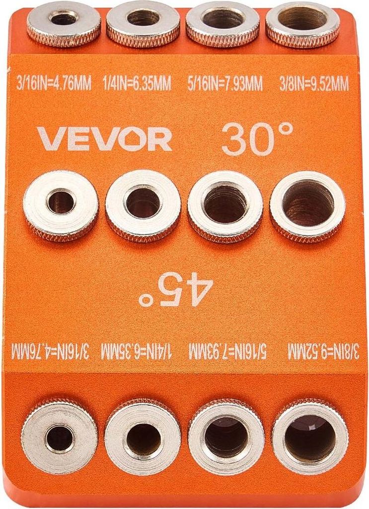 Bohrlehre 30/45/90 Grad Winkel Tragbare Präzisions-Bohrlehre