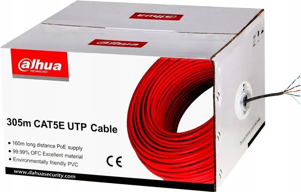 Matassa Cavo LAN Dahua PFM920I-5EUN CAT5e UTP 305 Metri Grigio
