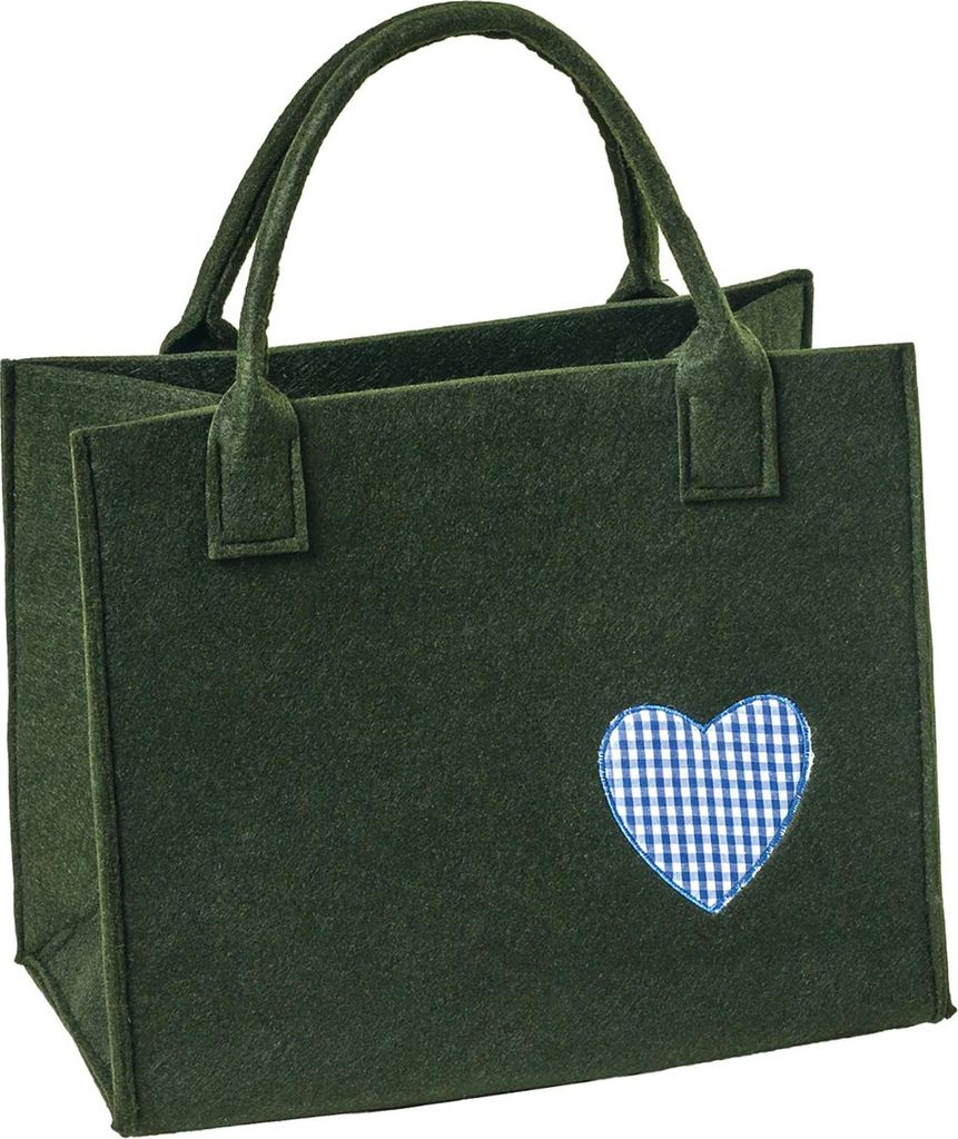 Filztasche 35x20x43cm Einkaufstasche Shopper 2-farbig oder Motiv