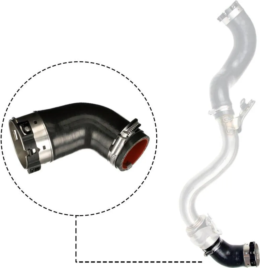 GATES 09-1303 Tubo flessibile aria di sovralimentazione OE 4422245 compatibile con Trafic, Vivaro