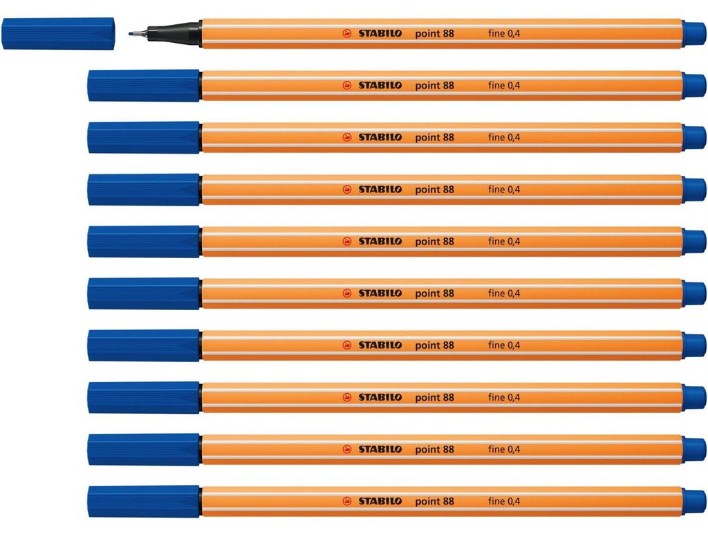 STABILO point 88 stylo fin Bleu 1 pièce(s) Image du produit 