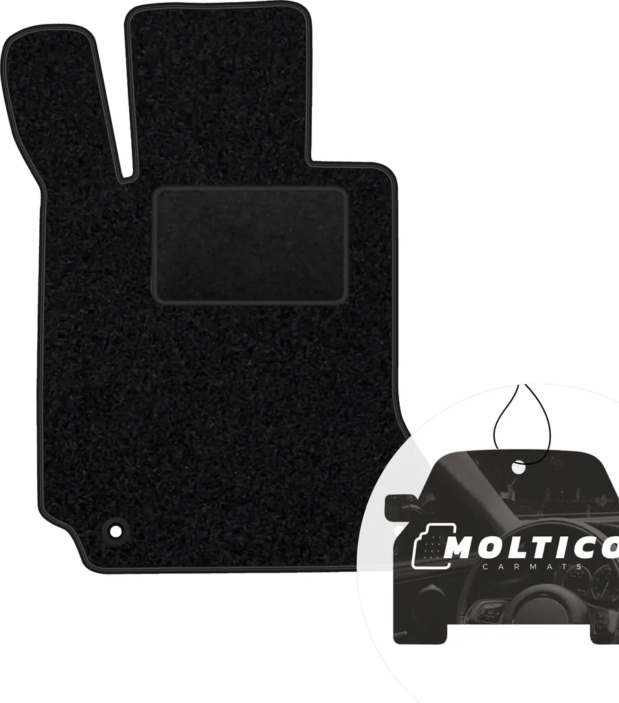 Tappetino Guida Mercedes Classe C W204 2007-2014 in Velours Nero