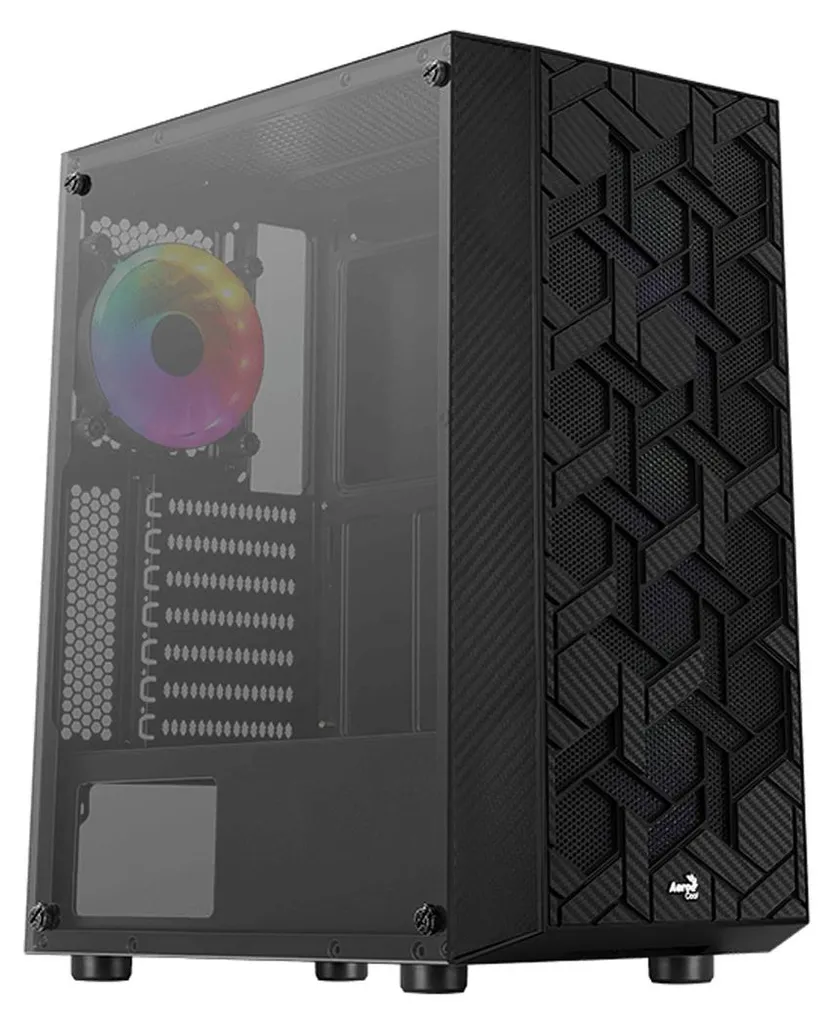 Boîtier PC Gamer Moyen Tour AeroCool Hive v3 avec Fenêtre Latérale
