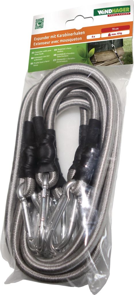 Expanderseil 4 Expander u.8 Karab.L.70cm WINDHAGER Produktbild 