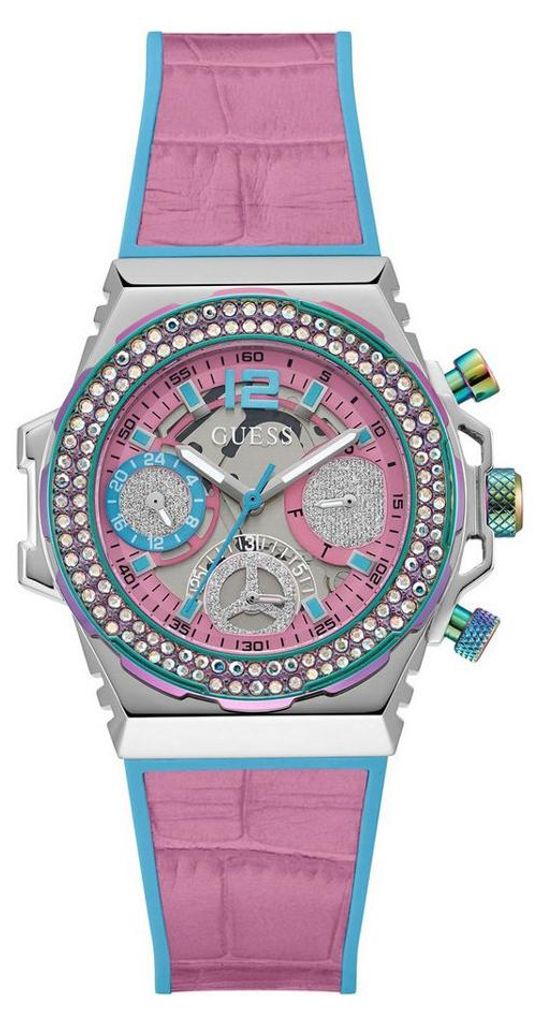Guess Fusion Uhr Rosa  Rosa One Size Produktbild 
