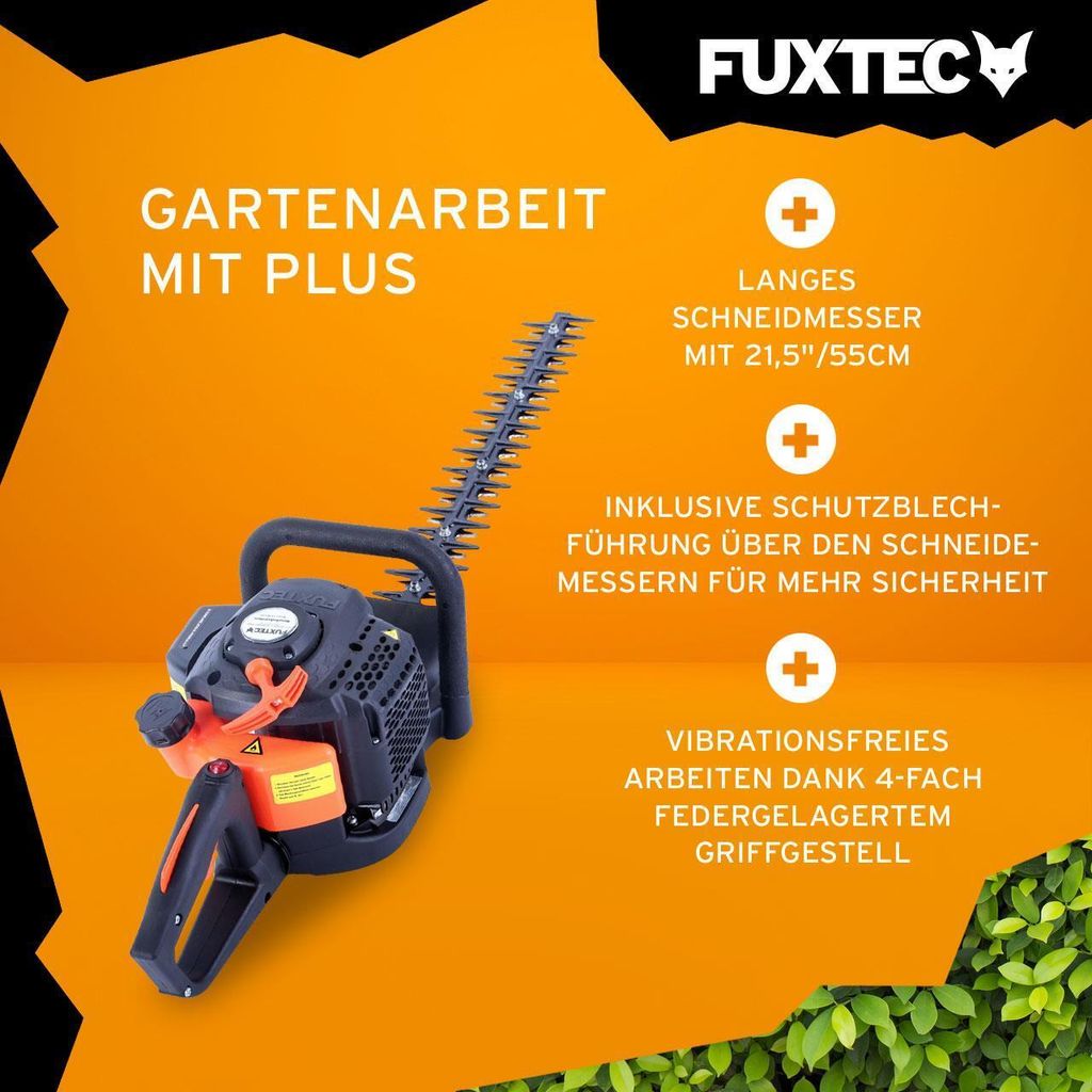 FUXTEC Benzin Heckenschere | Schwertlänge 60cm | 2T | 6kg | Produktbild 4