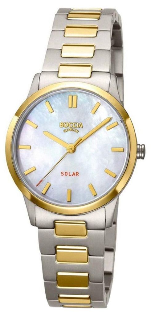 Boccia Damenarmbanduhr Solar 3363-04 Perlmutt, Titan, Obrázok produktu 