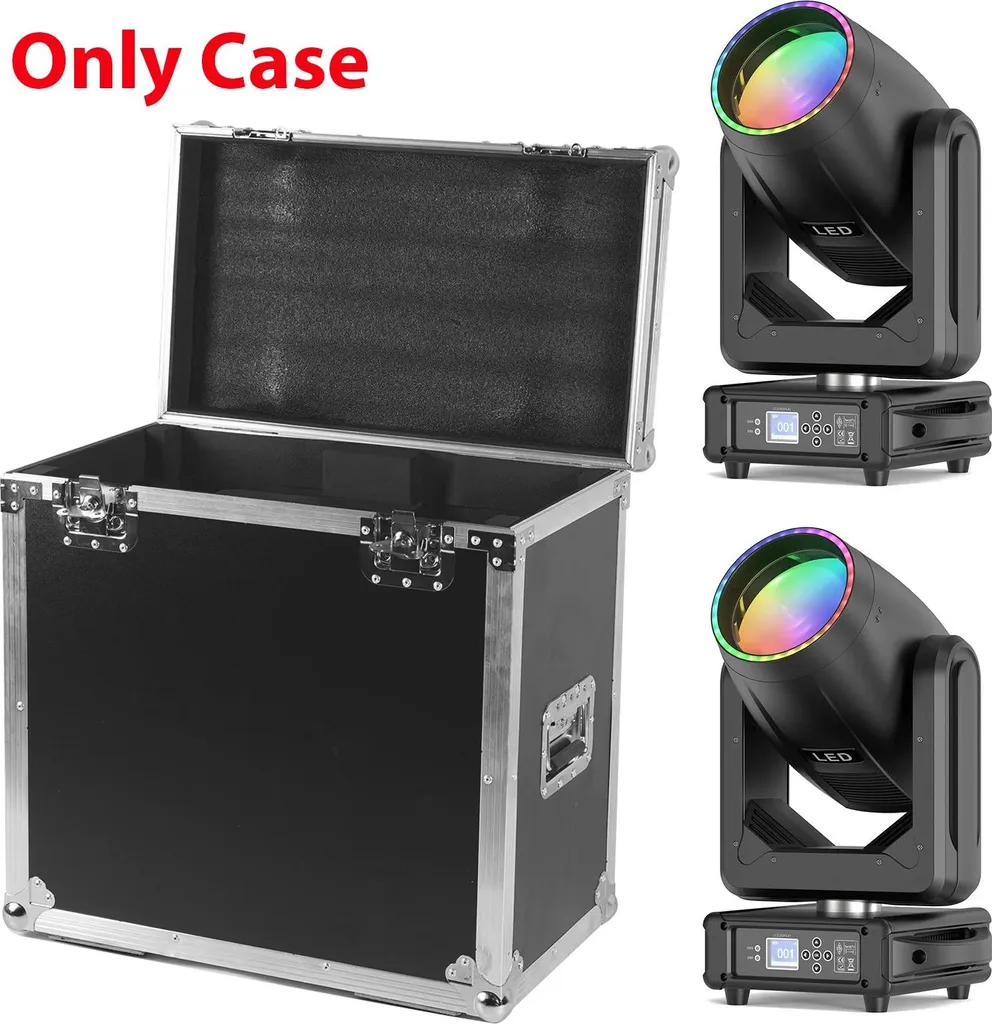 Flight case éclairage de scène DMX idéal DJ et concerts