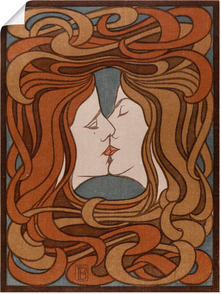 ARTland Poster Der Kuss. 1898 Größe: 45x60 cm Produktbild 