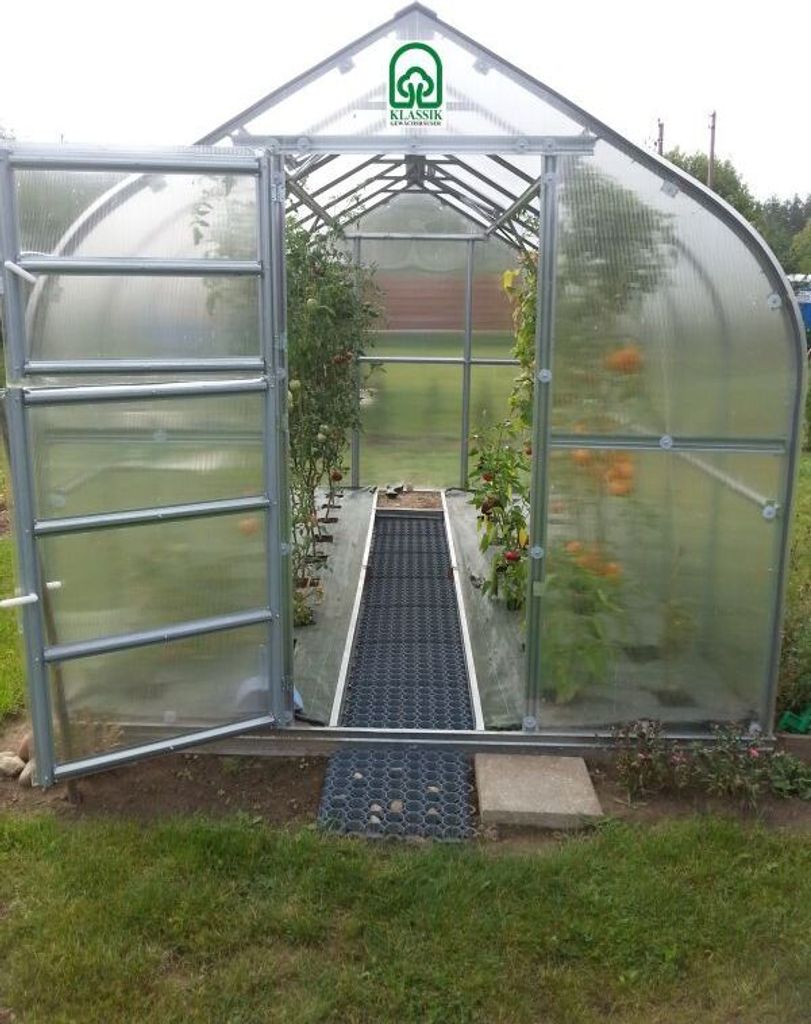 Gewächshaus 06 HKP 4 mm, Grundfläche 5 m²- Abmessungen: 200 x 250 cm (L x B)