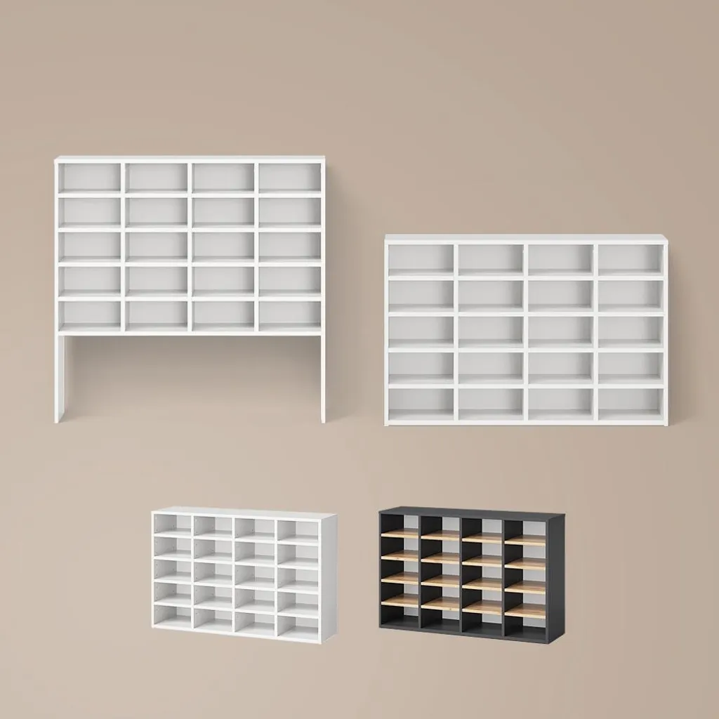 Armoire à chaussures Livinity Liguria Blanc 20 compartiments Model 58729