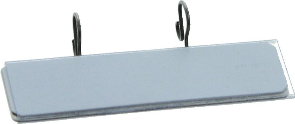 Beschriftungsschildchen 121 für Briefkörbe und Tablare BxH Produktbild 