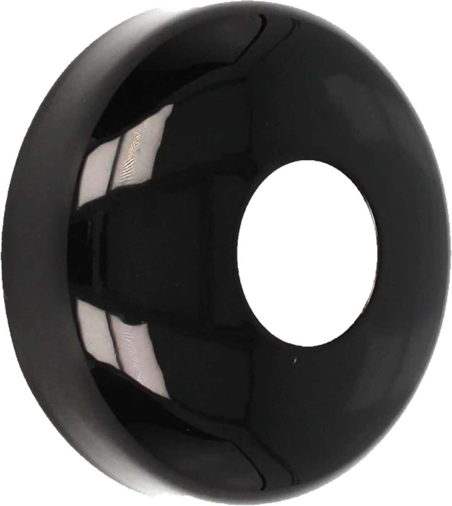 tecuro DESIGN-Hahnrosette 1 Zoll Ø 34 mm x Ø 67 mm x 10 mm - schwarz