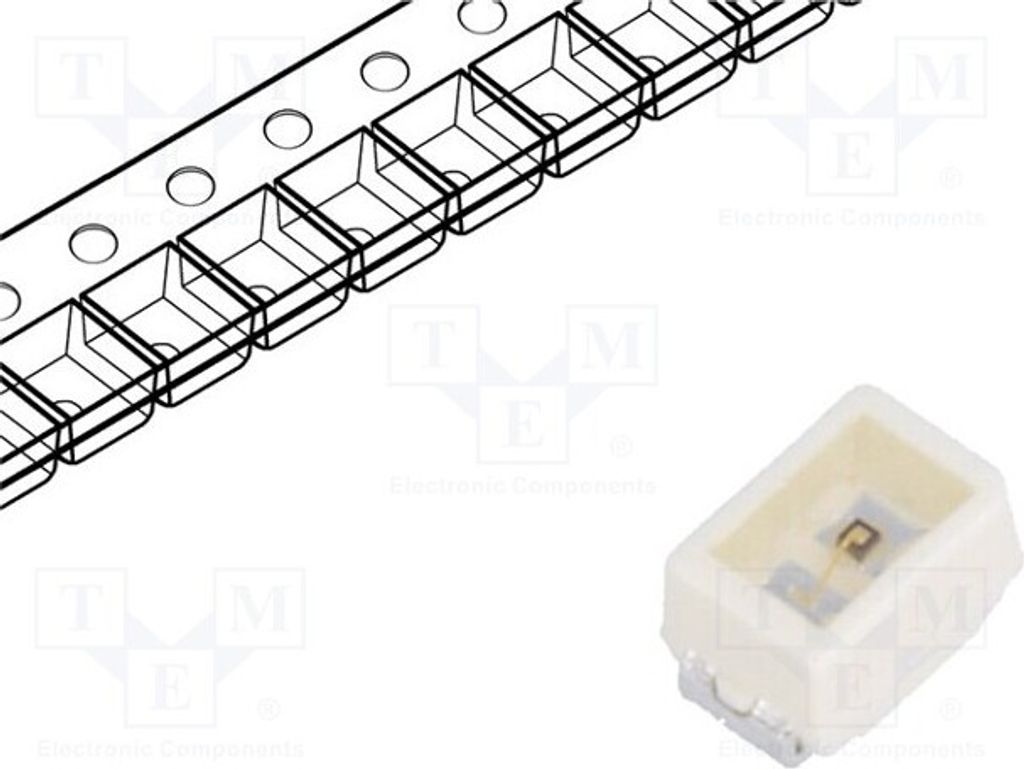 10x LED gelb SMD Mini PLCC2,2014 300÷610mlm 90÷180mcd 120° 20mA LY M676-Q2S1-26 LE