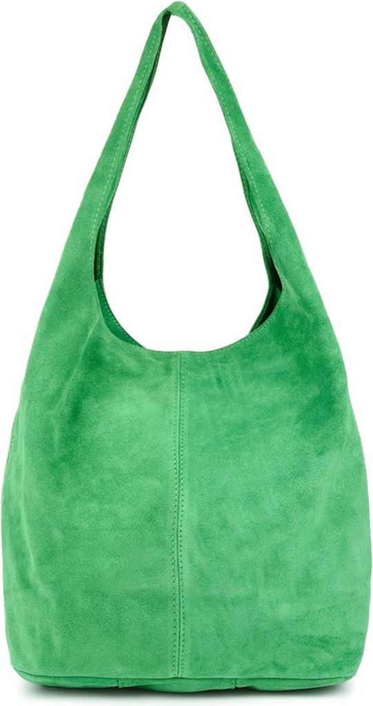U35 Damen Handtasche Naturleder Wildleder Beutelform Produktbild 