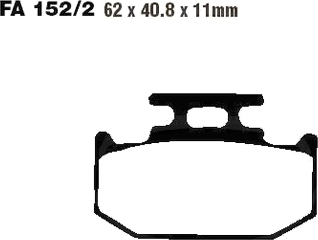 Plaquettes de frein arrière Suzuki RMX 250 (1994-1995) par Pamoto