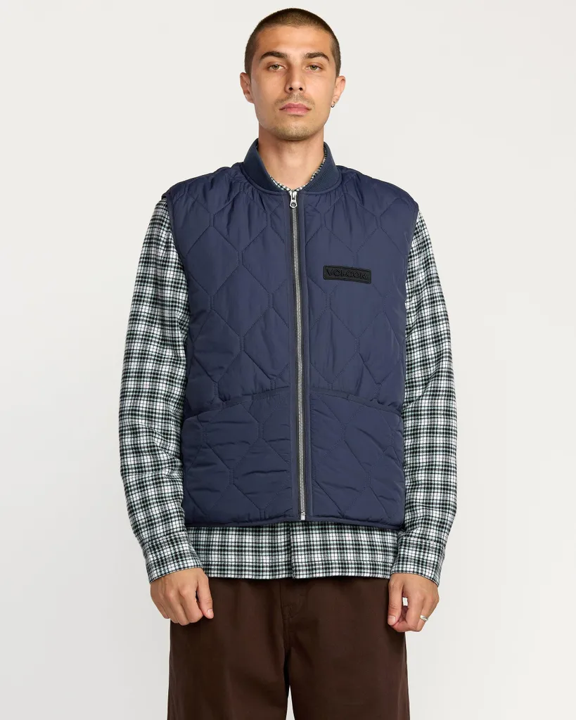 Veste sans manche Volcom Donsonic Navy : Confort et style décontracté