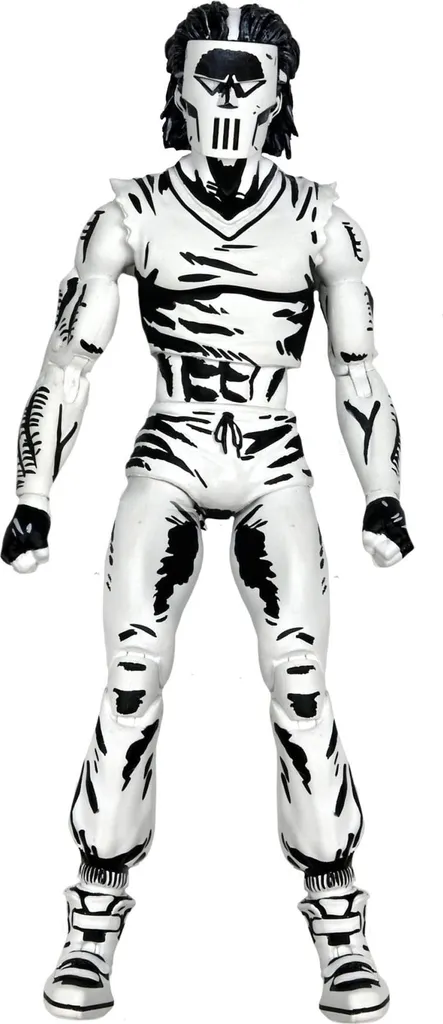 Action Figure Casey Jones Tortues Ninja 18 cm - Style BD Noir et Blanc
