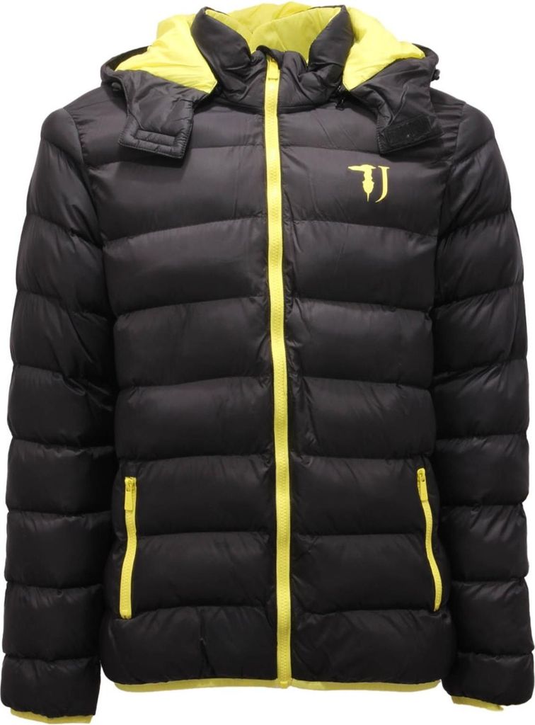 5194AI giubbotto uomo TRUSSARDI JEANS man padded jacket black/yellow