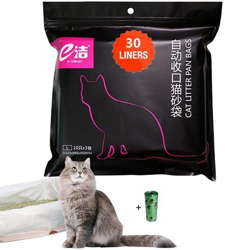 Kattenspielzeug-Set mit 30 Stück, 940*450 mm, für große Katzenkäfige, inkl. zusätzlicher Rolle