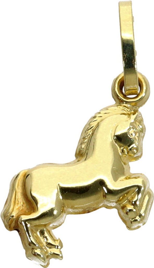 Anhänger Kettenanhänger Pferd aus Gold 333 (8 kt) Produktbild 