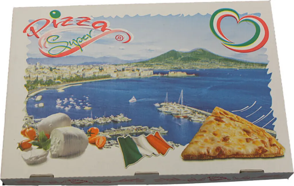 Carton pizza format familial 40x60 cm, lot de 50 boîtes ultra-solides pro