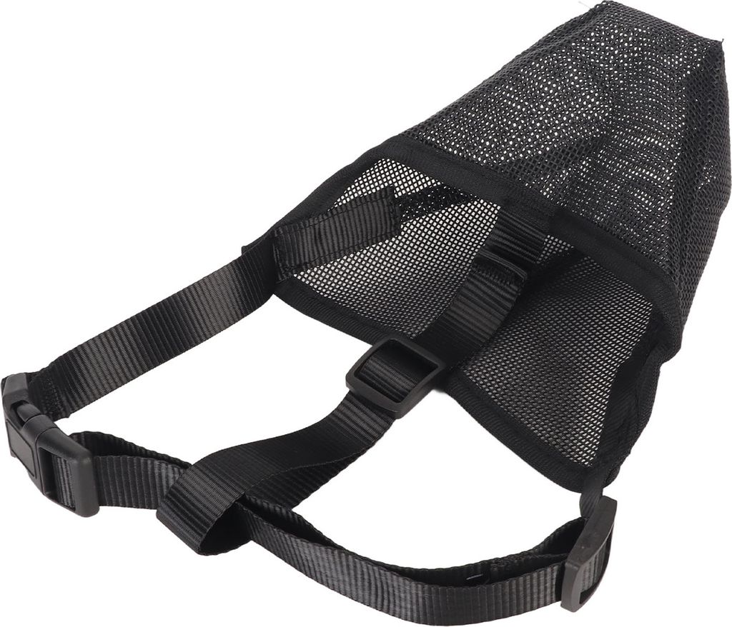 Maulkorb für Hunde, atmungsaktiv, verstellbar, mit Netzgewebe überzogen, zum Beißen, Kauen, Lecken, Bellen, Aufsammeln von vergifteten Ködern