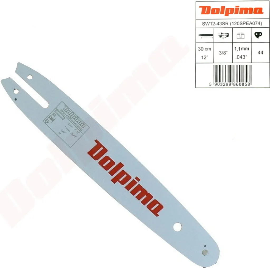 Guida Spada Dolpima 3/8 1.1mm 30cm 124Mlea074 - Alta Precisione Stihl