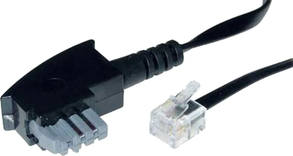 shiverpeaks BASIC-S cavo telefonico nero 3,0 m - 2