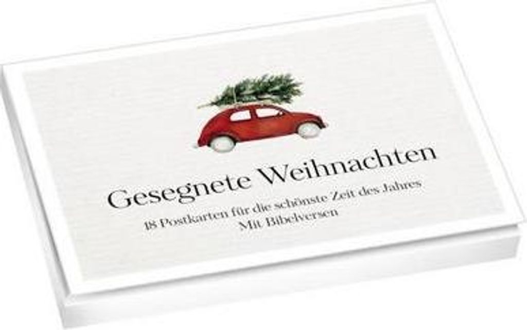 Gesegnete Weihnachten - Postkartenset