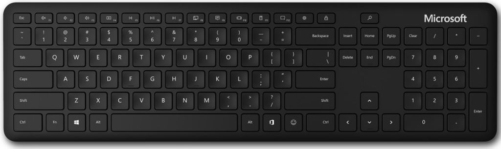 Microsoft Bluerooth Keyboard schwarz Produktbild 