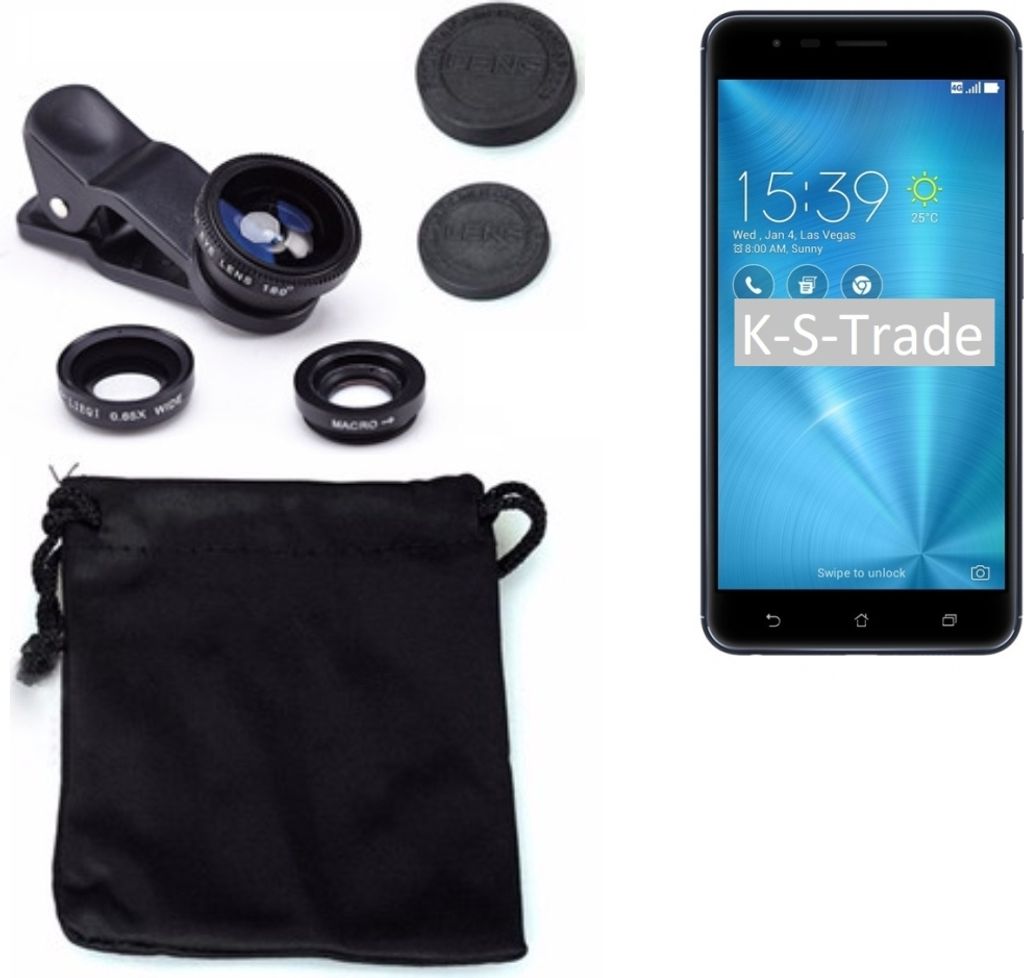 K-S-Trade Smartphone Kamera Linsen Set Kompatibel mit Asus Produktbild 
