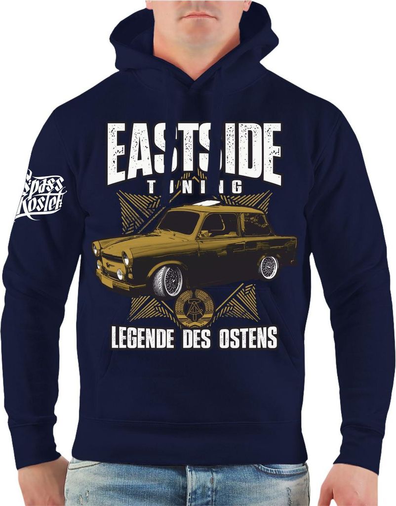Herren Kapuzenpullover DDR Eastside Tuning Legende des Ostens
