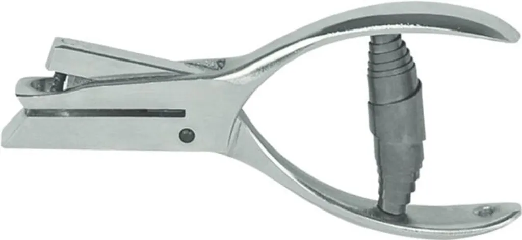 Pince de contrôle robuste 145mm signe triangle en acier trempé